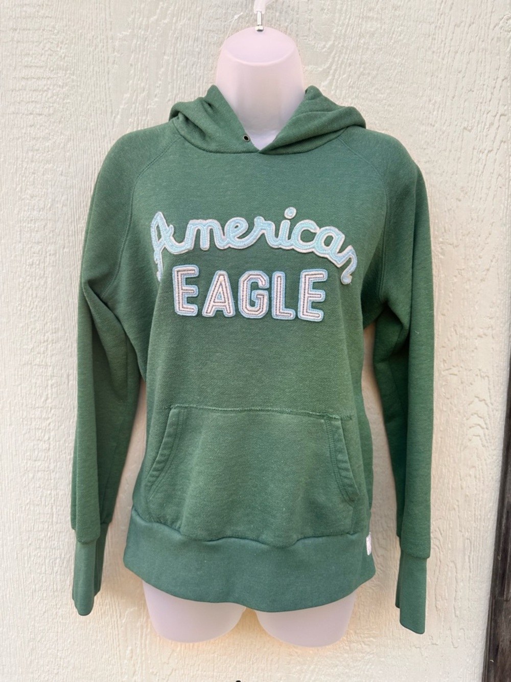 American Eagle Outfitters Forest Green Hoodie Sweater